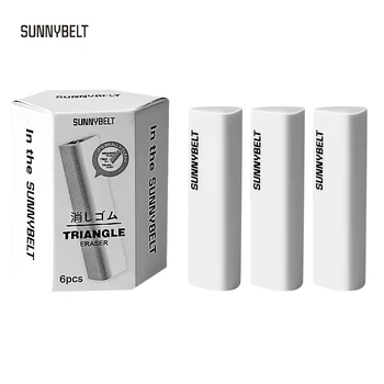 SUNNYBELT Gomma triangolare super pulita per studenti che scrivono salviette in strisce che non lasciano segni