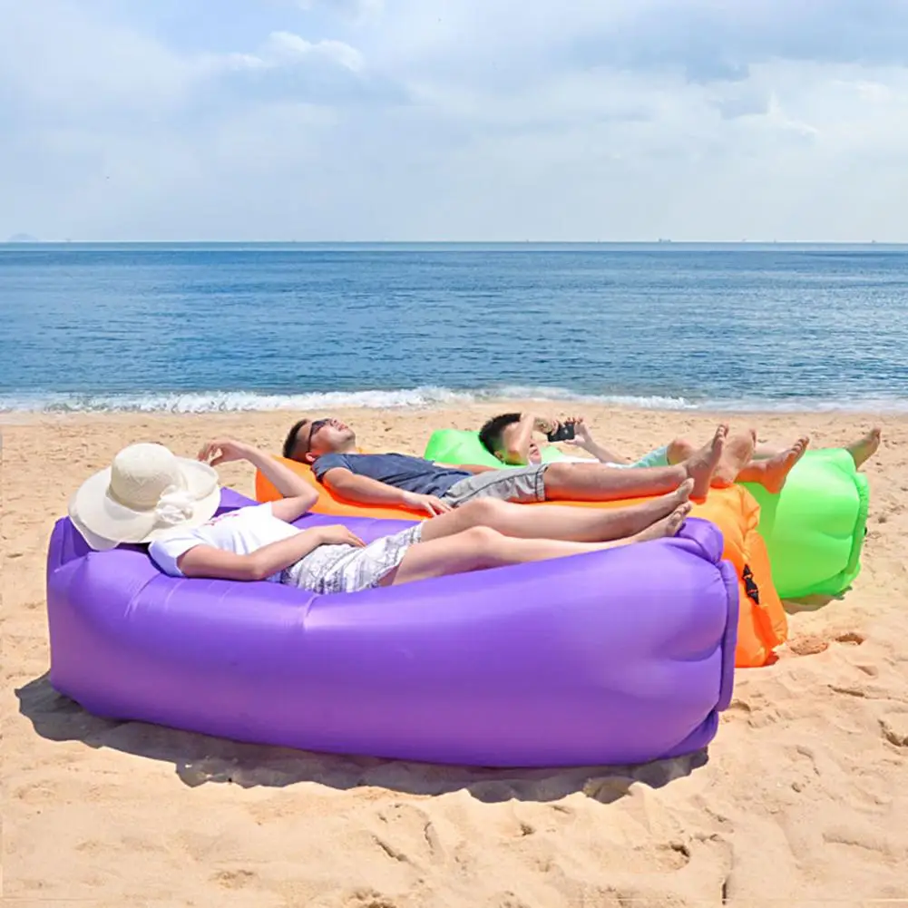  Sofá inflable transparente para 2 personas, sofá inflable para  2 personas, sofá perezoso, muebles de campamento para patio trasero, playa,  viajes, camping, picnic, festivales de música (color transparente) : Hogar  y Cocina