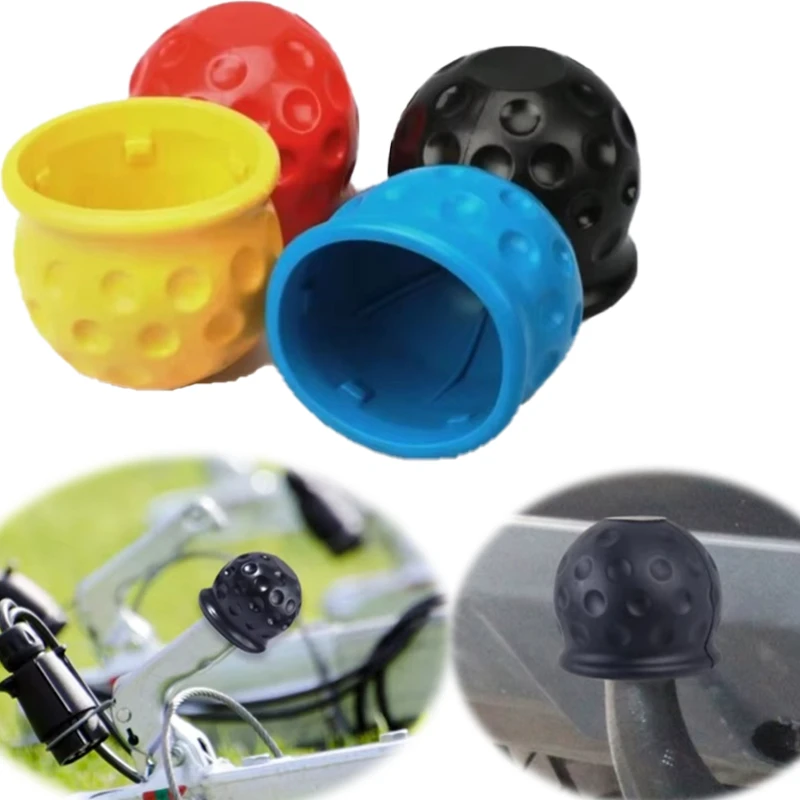 Tow Bar Ball Cover 50MM Universal Hitch Trailer Towball Protect Car Accessories