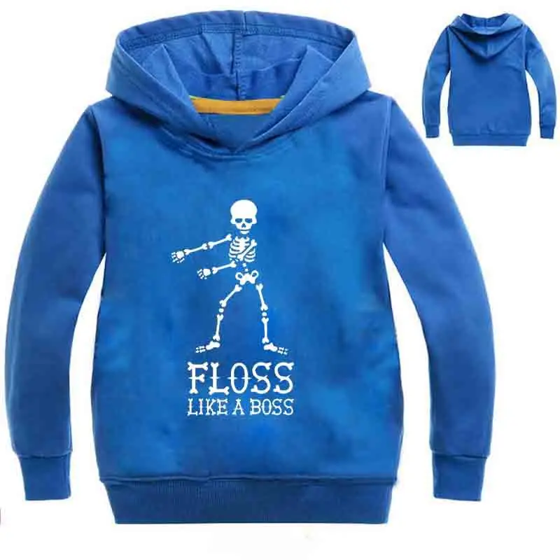 

2-16Years Fashion Dabbing Floss Like Boss Hoodies Kids Hooded Sweatshirt Boys Casual Streetwear Girls Cartoon Sweater Fall Coats