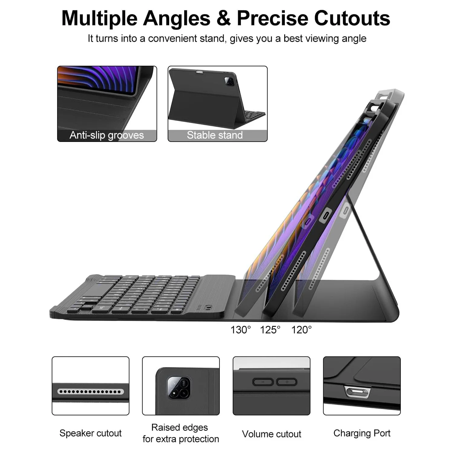 Premium Keyboard Case with Pencil Holder