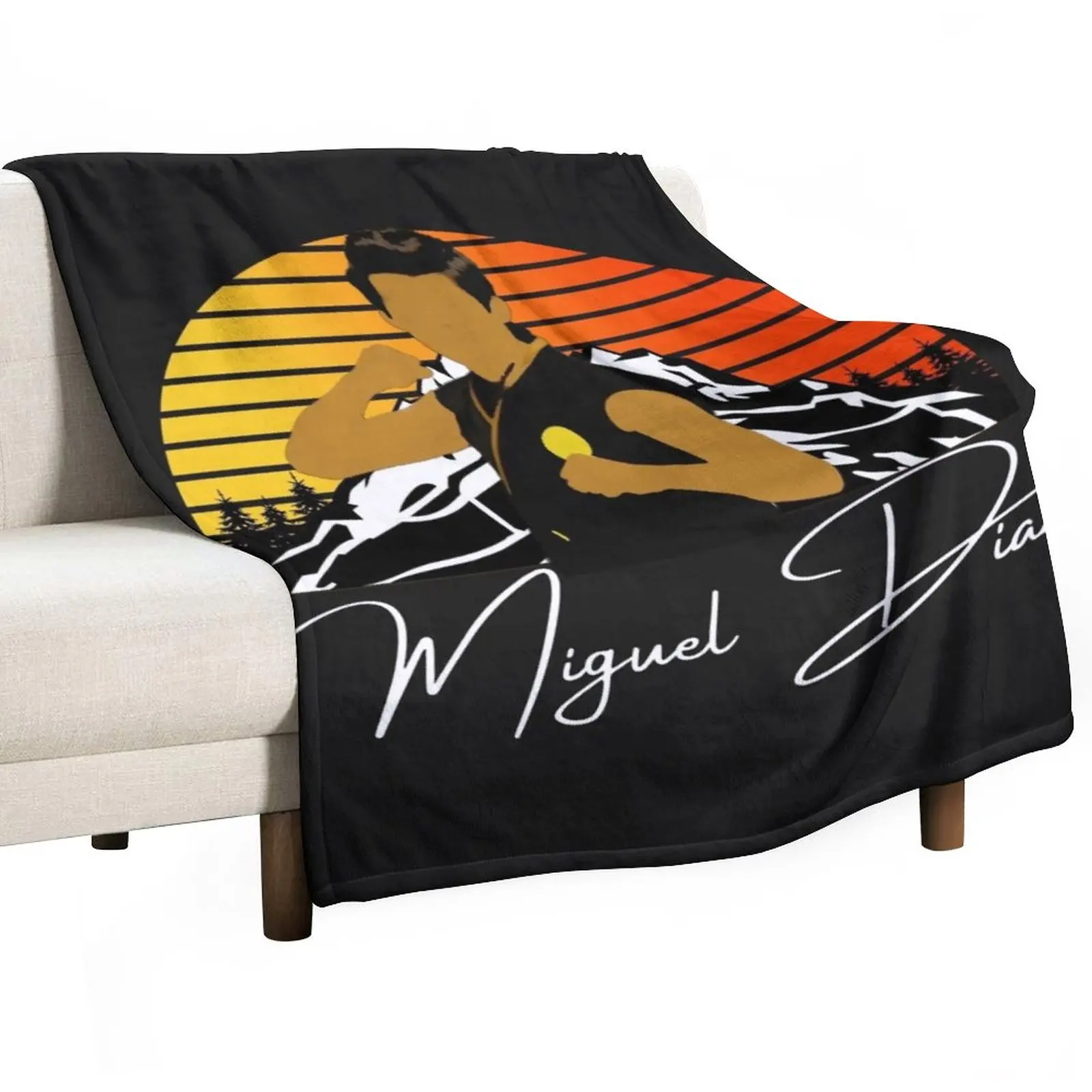 

Miguel Diaz Throw Blanket Quilt Blanket Picnic Blanket