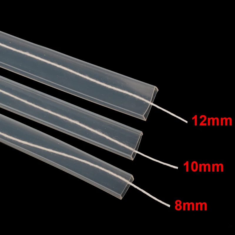 

5Meters/10Meters 8MM/10MM/12MM Silicon Tube IP67 for SMD5050 3528 Ws2811 Ws2812b Waterproof Led Strip Light Tape Silicon Cilp