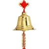 Large Engraved Copper Bells, 100% Brass Handicraft, Loud Clear Sound, School Meditation, Church, Creative Gift, 12 cm 6