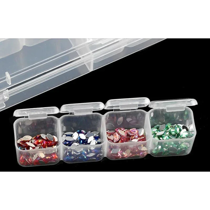 Storage Box 56/28 Grids 5D DIY Diamond Painting Drill Box Jewelry Box Rhinestone Embroidery Crystal Bead Organizer Storage Case Container