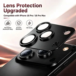 Premium Camera Lens Protector with 360° Full Coverage - iPhone Duo (Black)