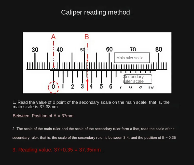 0-150mm Stainless Steel Vernier Caliper Locking Screw Vernier Caliper Stainless Steel Inside Outside Depth Step Micrometer