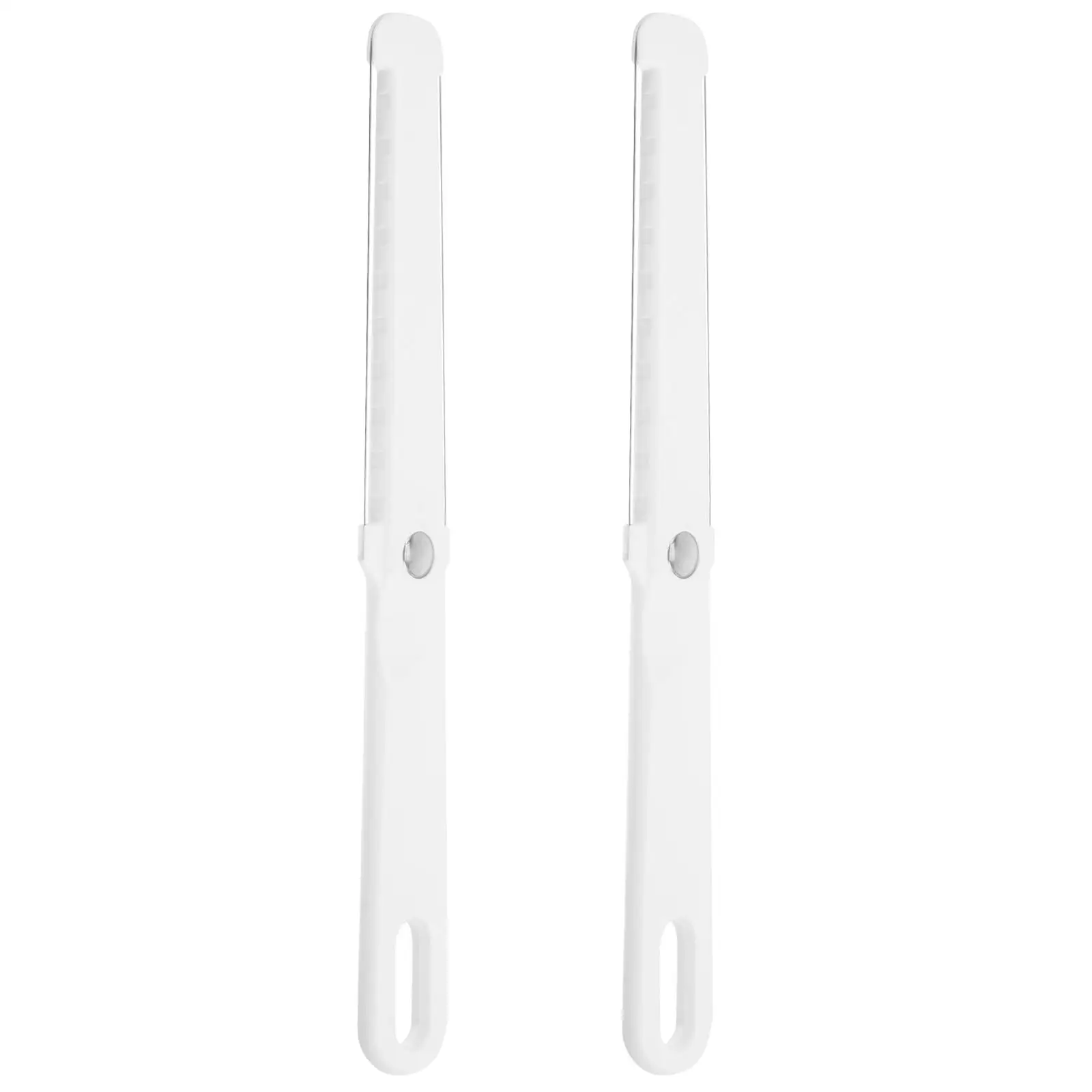 2 Pcs Portable Cheese Knife Sliced Servers Plastic Handheld Butter Slicing Tool