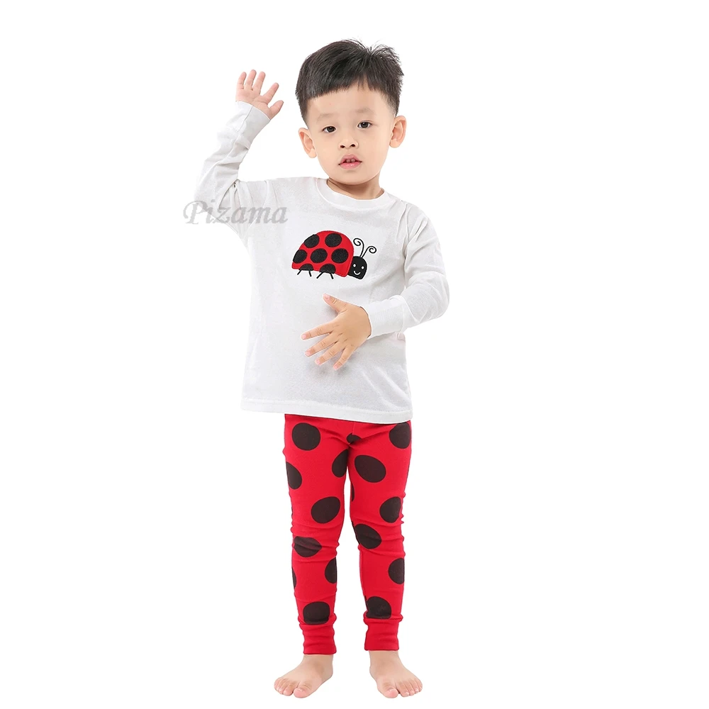 Ladybug Kids 2pcs Cotton Pajamas Set