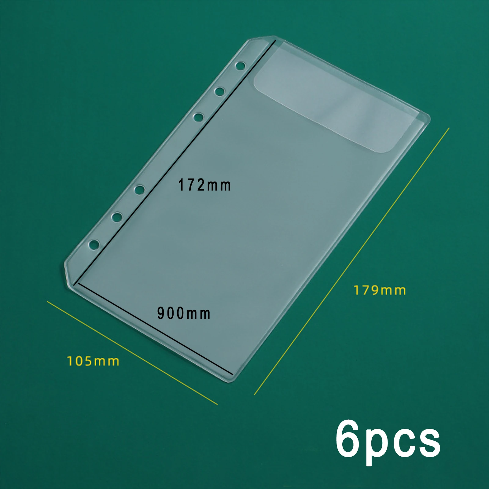 Clear Zipper Binder Pockets