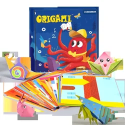 Children 3d fun handmade DIY materials Early Educational toys kindergarten full-color origami Craft Toy Cartoon Animal Book kids