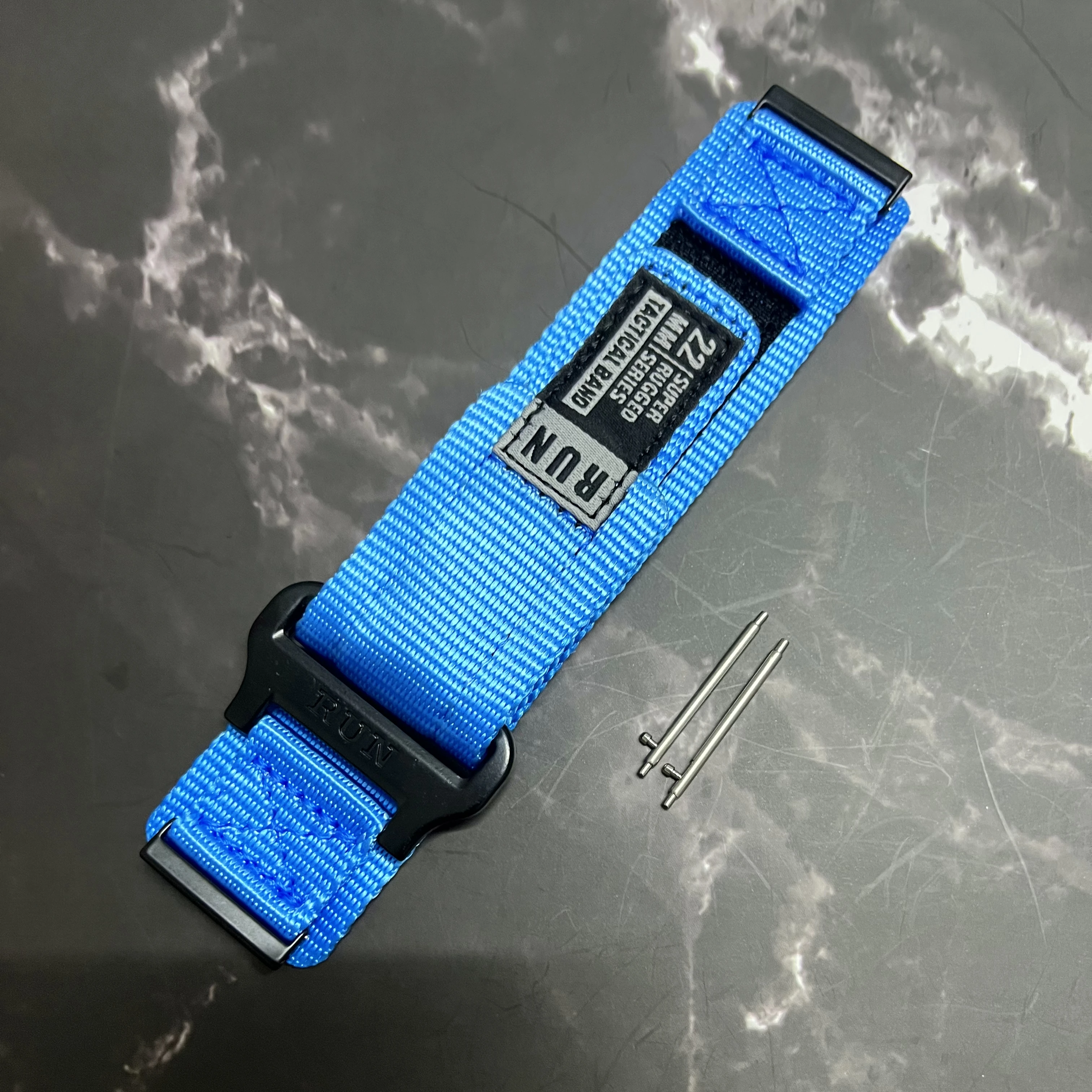 Premium 24mm Nylon Loop Strap Bracelet | Easy Fit & Replaceable Wristband Belt