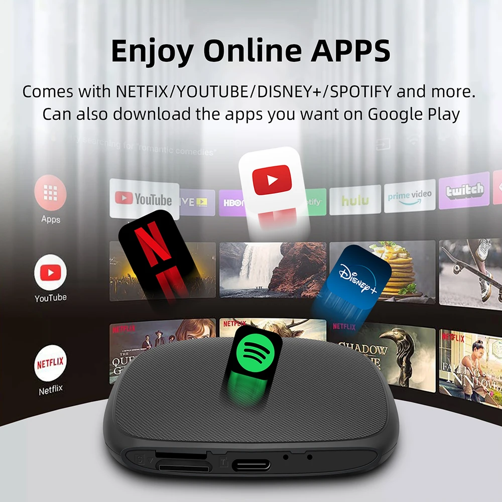 Wireless CarPlay Ai Box QCM6115 Android 13 Plus 4GLTE