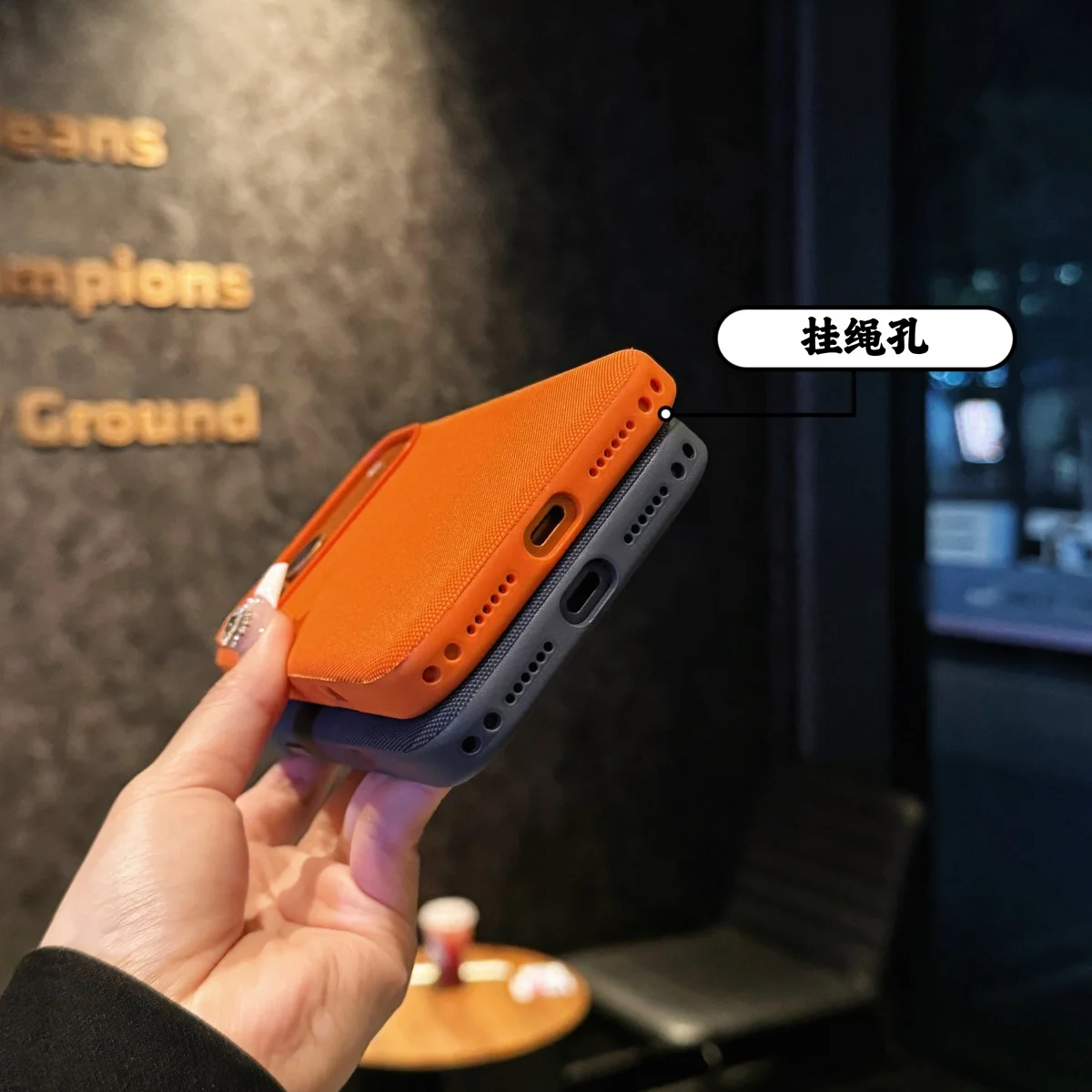 Premium Woven Fabric Magnetic Phone Case with Magsafe Charging and Shockproof Protection