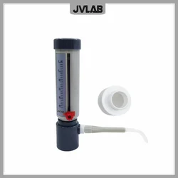Economic Adjustable Lab Bottle Top Dispenser, 0 - 25 ml Capacity, Semi - Automatic with Adapter - Dispenser only
