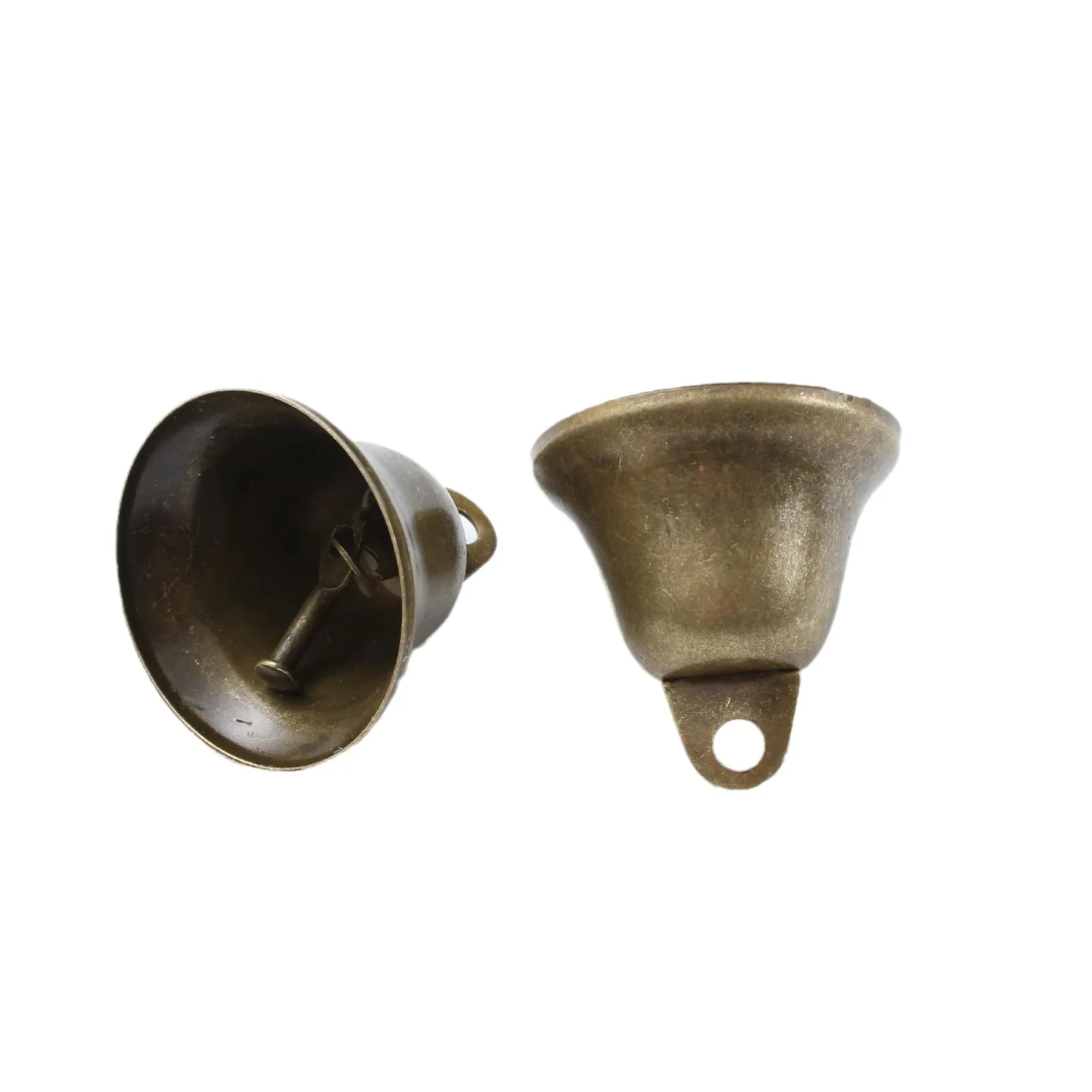 38mm Brass Christmas Decoration Jingle Bells Pet Pendants Hanging Festival Party Wind Chimes Decorations