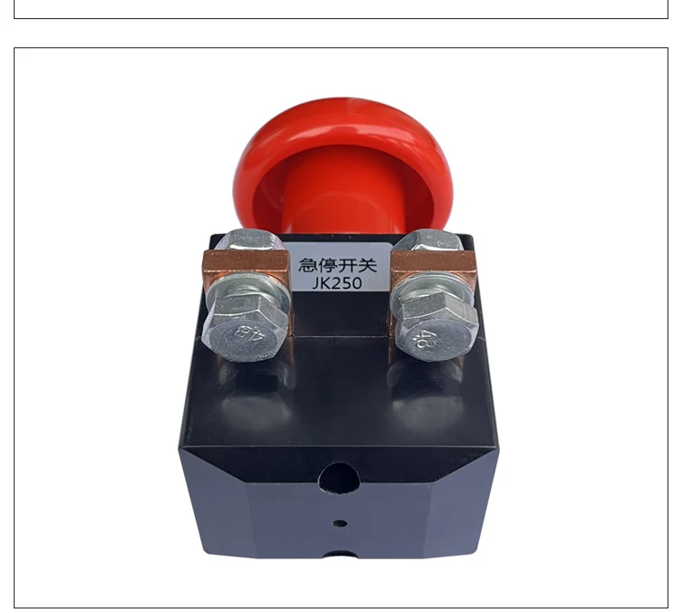 caminhão, Energia mecânica, Parada de emergência, Botão mestre, 24V, 250A