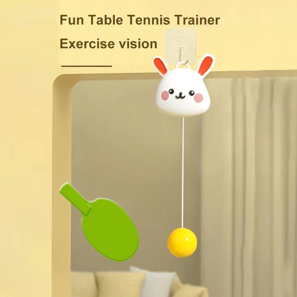 Gift Festival Hanging Suspended Table Tennis Trainer Visual Exercise Portable Hanging Ping Pong Ball Toy