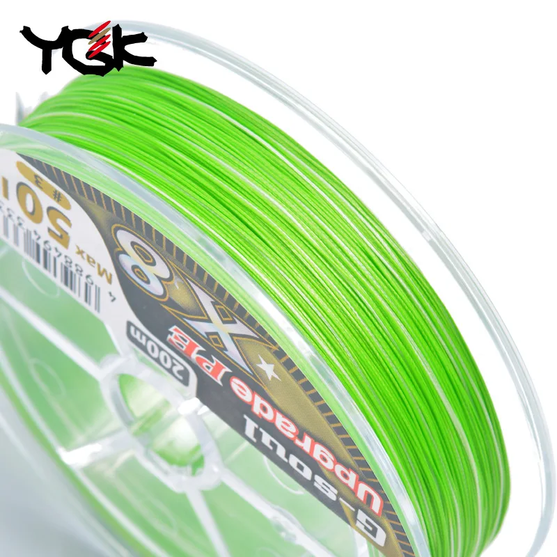 Original YGK G-SOUL X8 Upgrade Braid Fishing Line Super Strong 8 Strands Multifilament PE Line 150M 200M Lure High Stength Line 5