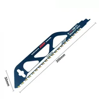 1pc 12in Demolition Masonry Reciprocating Saw Blade - Hard Alloy Blade for Cutting Brick, Wood, Metal, PVC Tube, Porous Concrete 1