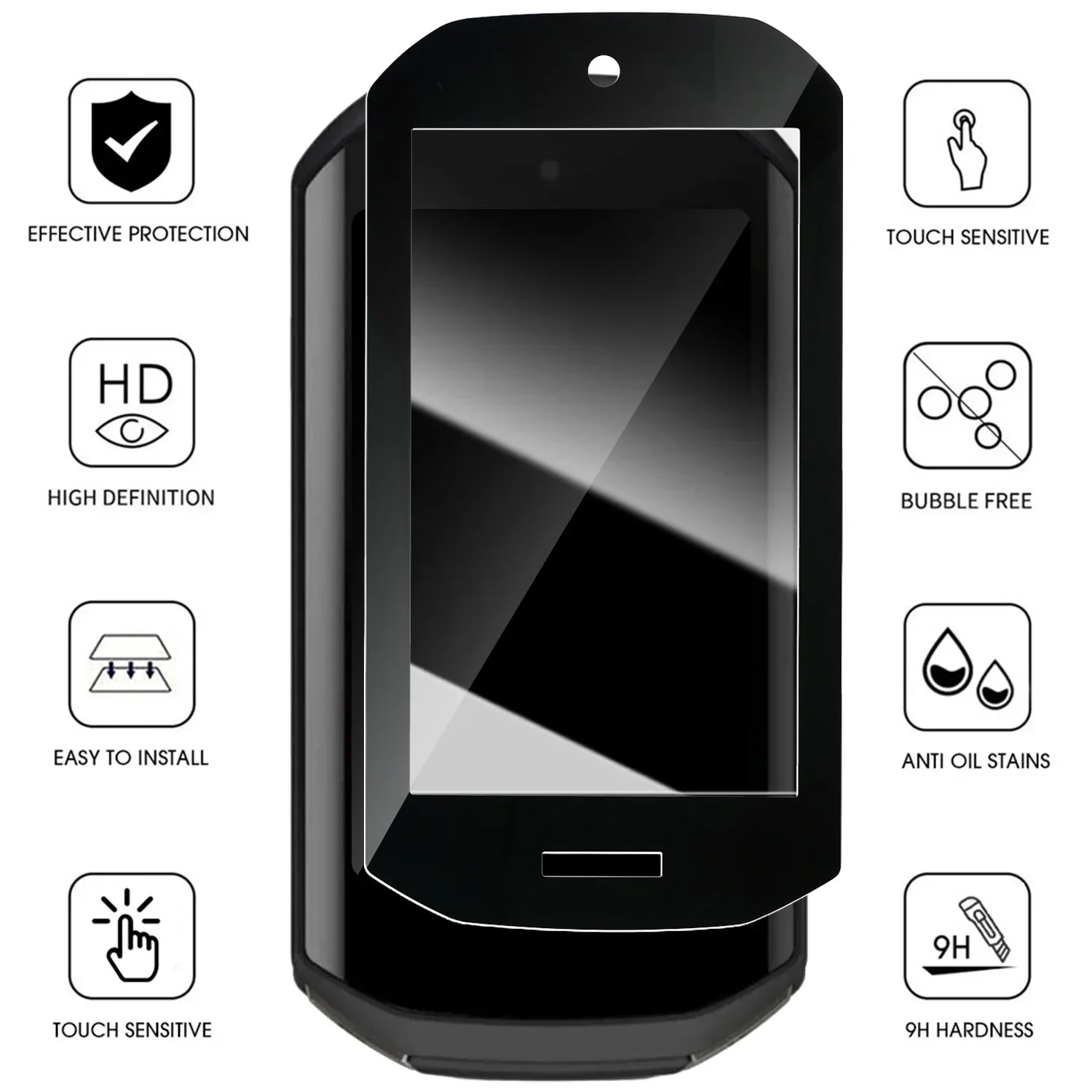 3D Curved Tempered Glass for Garmin Edge 1050 Screen Protector Anti-Scratch Film Protective Cover for Garmin Edge1050 Bike GPS