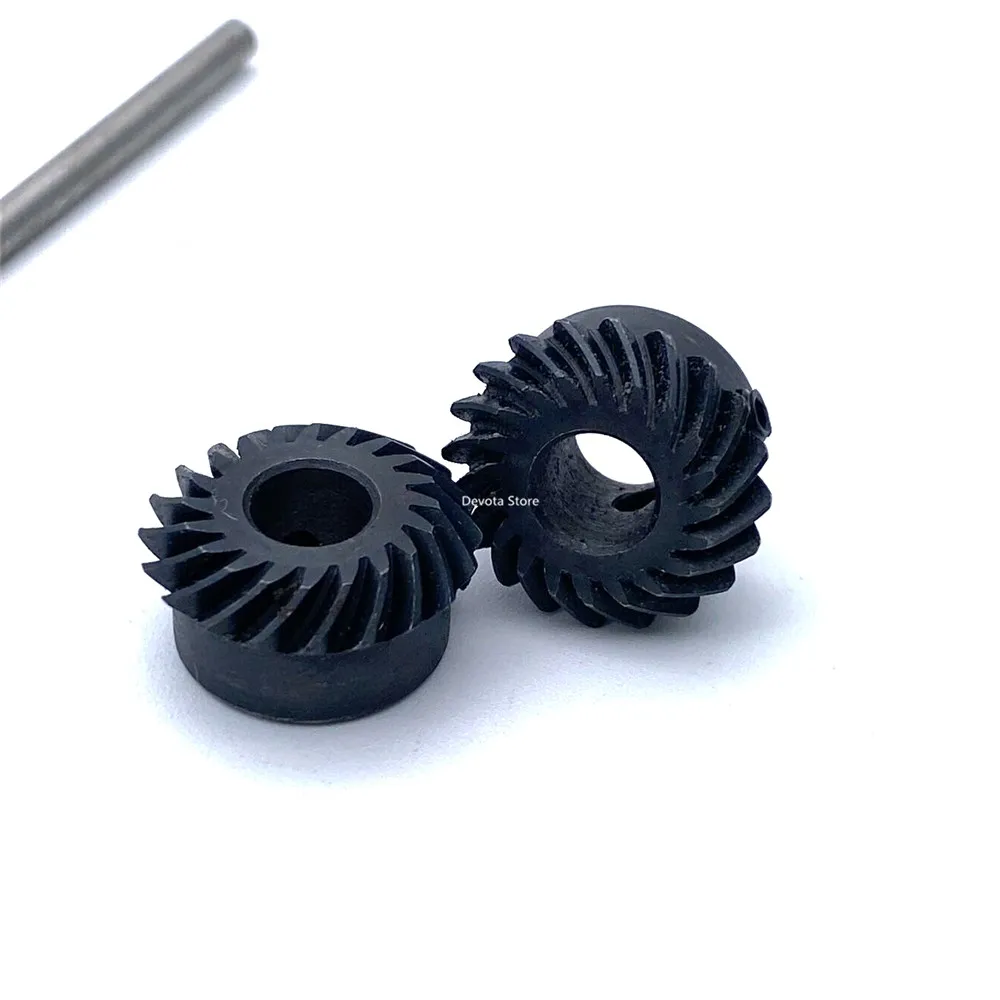Spiral Bevel Gear 90 Degree Engagement Metal Bevel Gear Stainless Steel/Copper 0.8M 20T 5/6MM