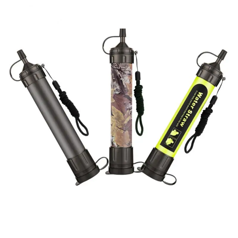 

Outdoor Water Purification Straws Portable Individual Water Purifiers Camping Water Tools Camping Survival Straws Outdoor Tools