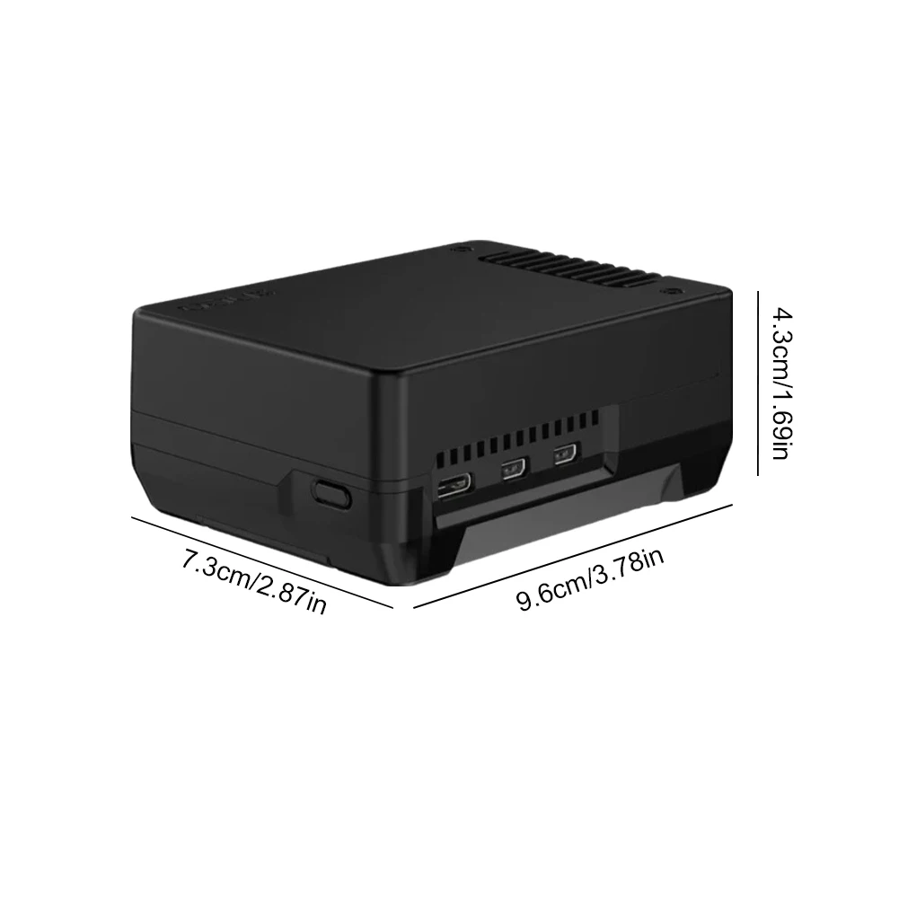 알루미늄 합금 케이스 액세서리 보드, 냉각 선풍기 포함, M.2 NVME PCIE 케이스, Raspberry Pi5 에 적합