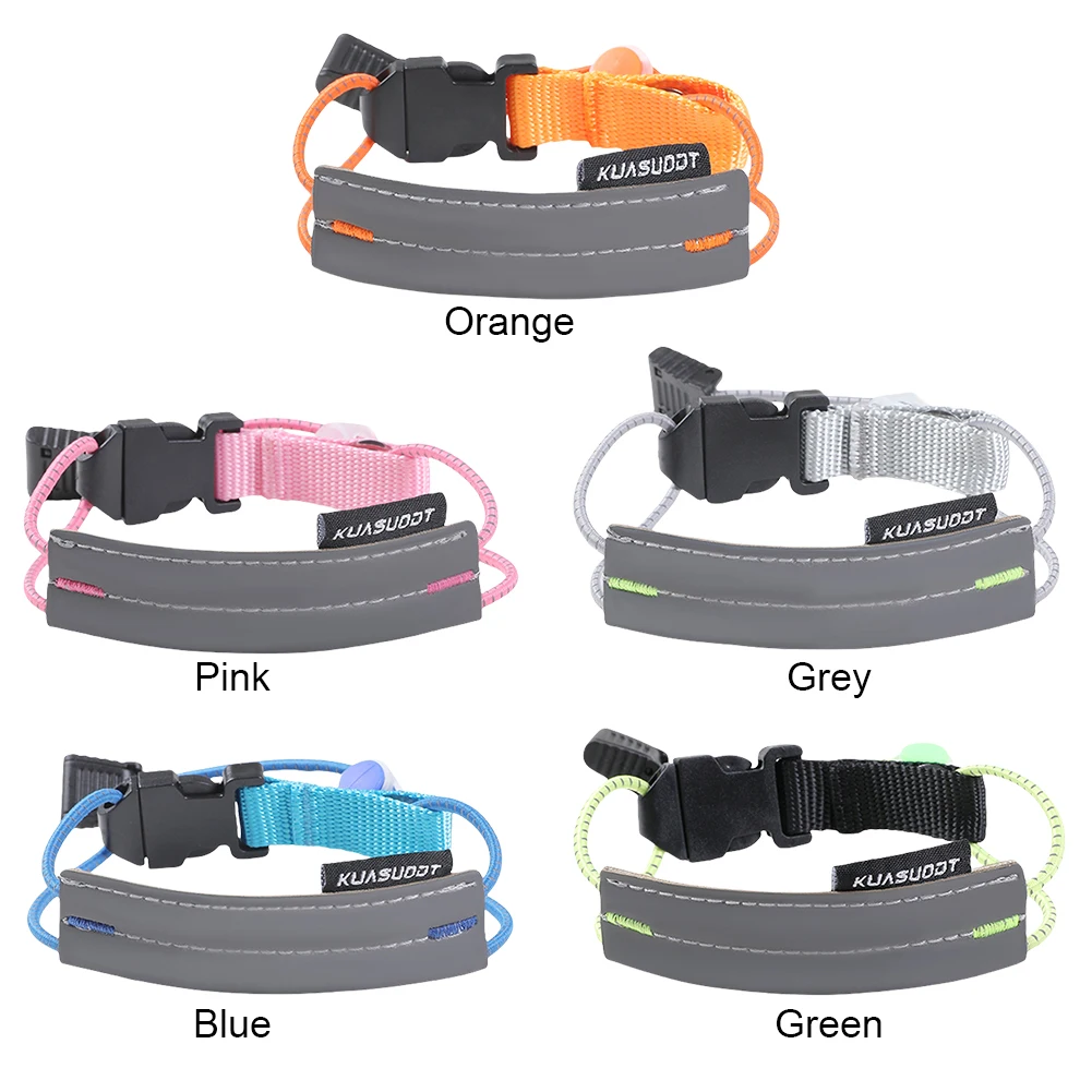 반사 사이클링 바지 커프 밴드 높은 가시성 자전거 바지 밴드 야간 걷기 사이클링 달리기를 위한 자전거 안전 밴드