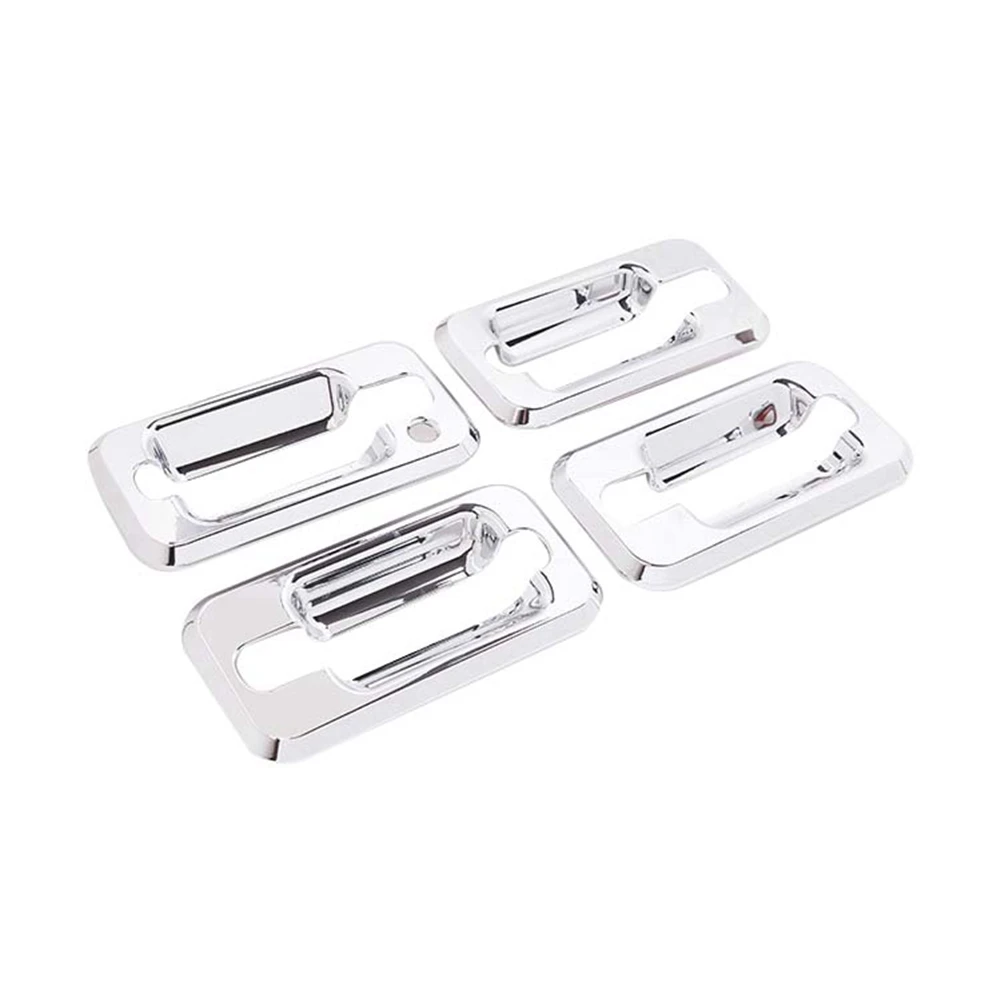 

Outer Door Handle Bowl Cover Trim Sticker for Hummer H2 2003-2009 Car Accessories ABS Silver 4 Pack