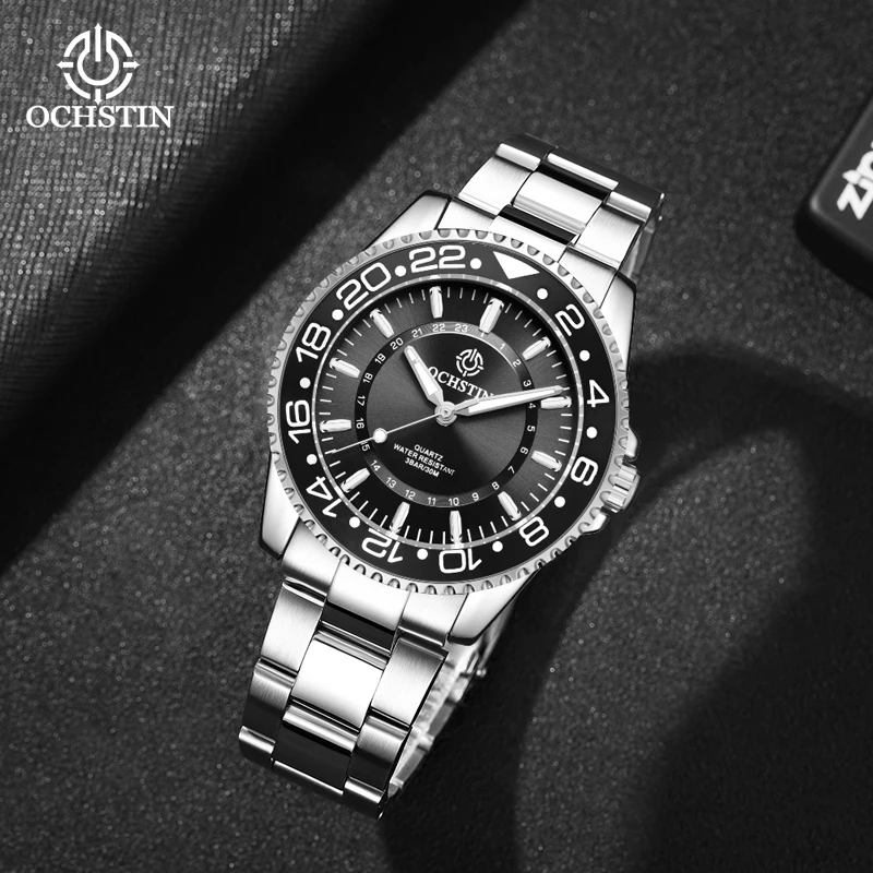 OCHSTIN Original Series New Stainless Steel Quartz Mens Watch Multi-color Selection Trend Changing Male Style Quartz Watch