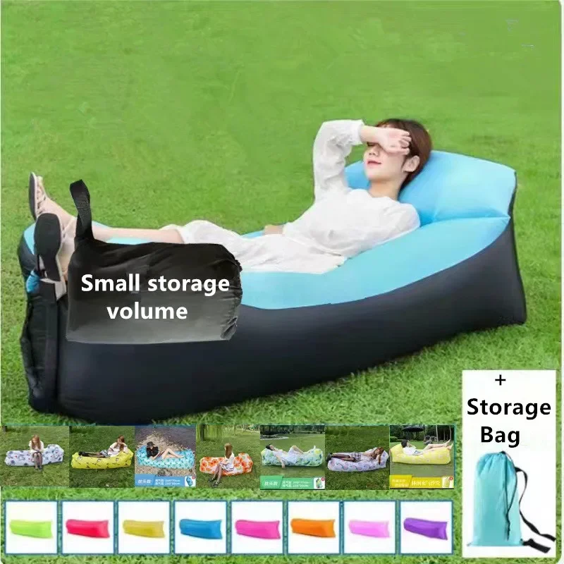 Portable Air Sofa Lazy Inflatable Amphibious Seat Bed with Small Storage Volume Travel Hiking Picnic Supplies Camping Equipment inflatable sofa bed