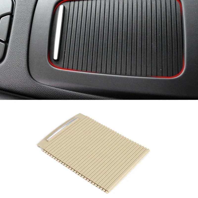 Car Rear Center Console Roller Blind Cover Center Console Roller Blind Cover 51166963913 Per Bmw E92 E93 M3 2006-2012 Beige