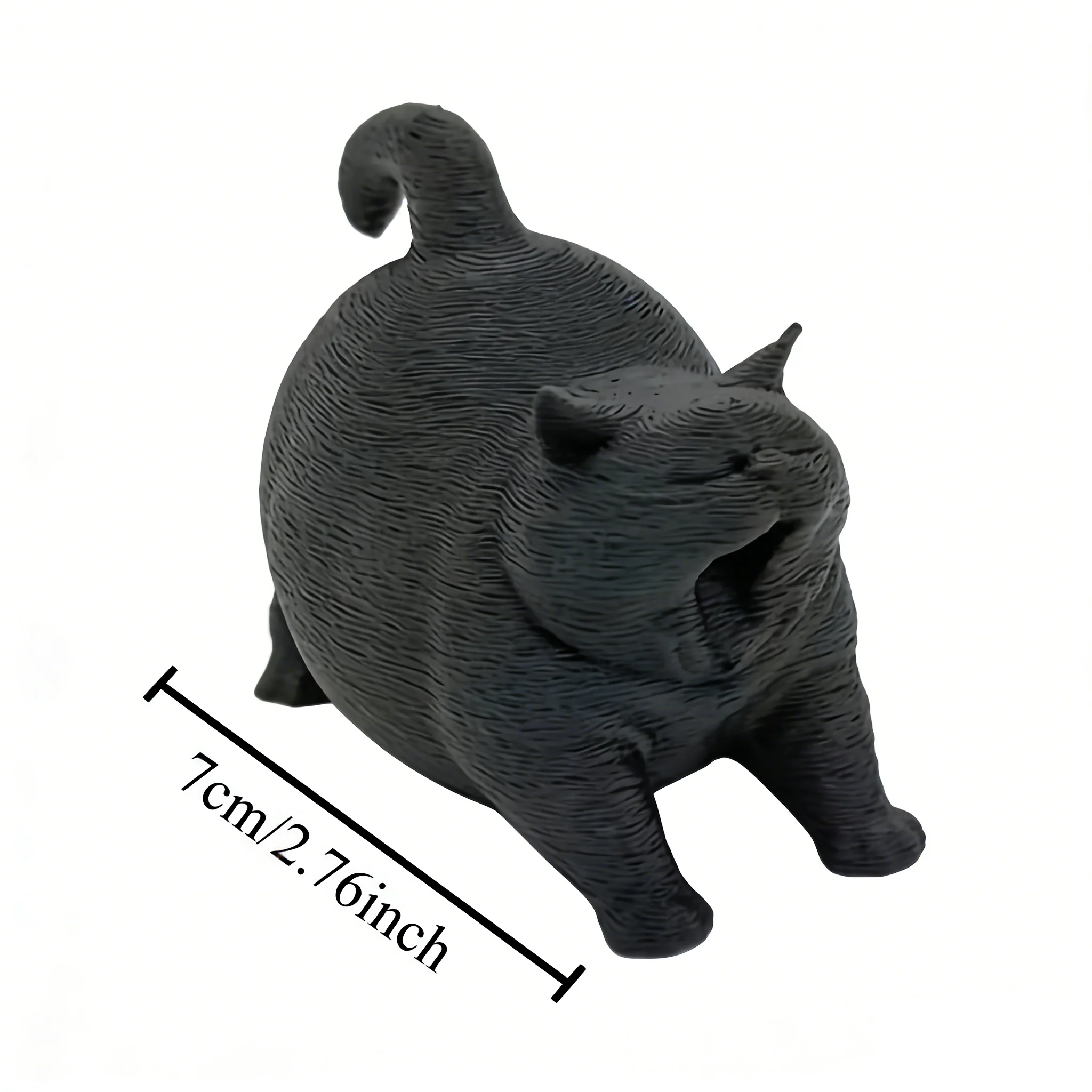 5pcs Yawning cat Car Interior Accessory，Dashboard Decor Ornament，for car decoration，Stress relief for adults