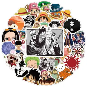 One Piece Anime Cartoon Laptop Stickers - AG Goodies Waterproof