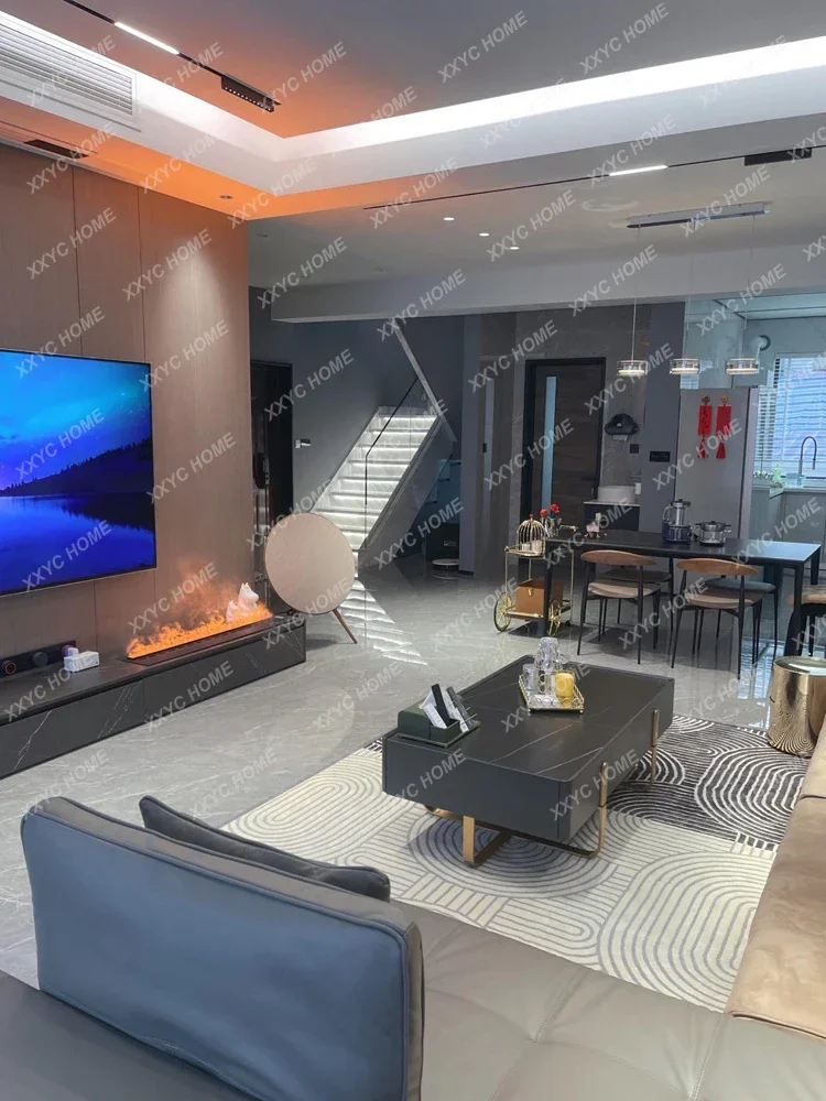 Fireplace Embedded Villa Home Living Room Humidification Decoration Simulation Fake Flame Electric Fireplace Outdoor