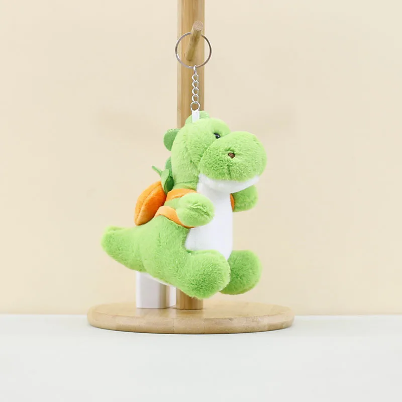 Cartoon Fruit Dinosaur Keychain Doll keyring Bag Backpack Pendant Boys Girls Toy Car Home Plush Decoration Stuffed Keychains 4