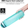 1Liter Portable Water Bottle with Straw Motivational Sports Water Bottle Leakproof Bottles Drinking Outdoor Travel Fitness Jugs 6