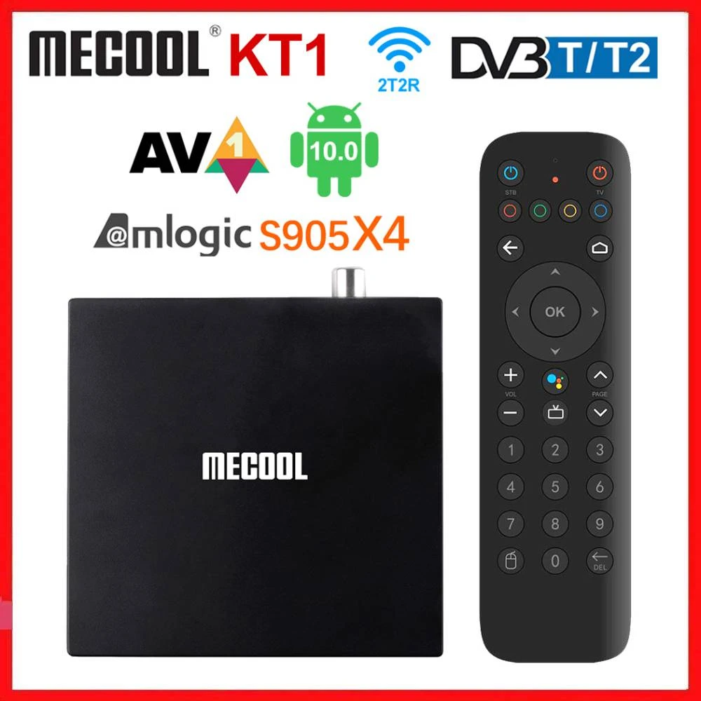 Mecool Kt1 Dvb-t/t2 Android 10 Tv Box Google Certificated Android 10.0 ...