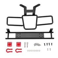 for WPL D12 1/10 RC Car Drift Truck Upgrade Parts Metal Front & Rear Bumper Decoration 1