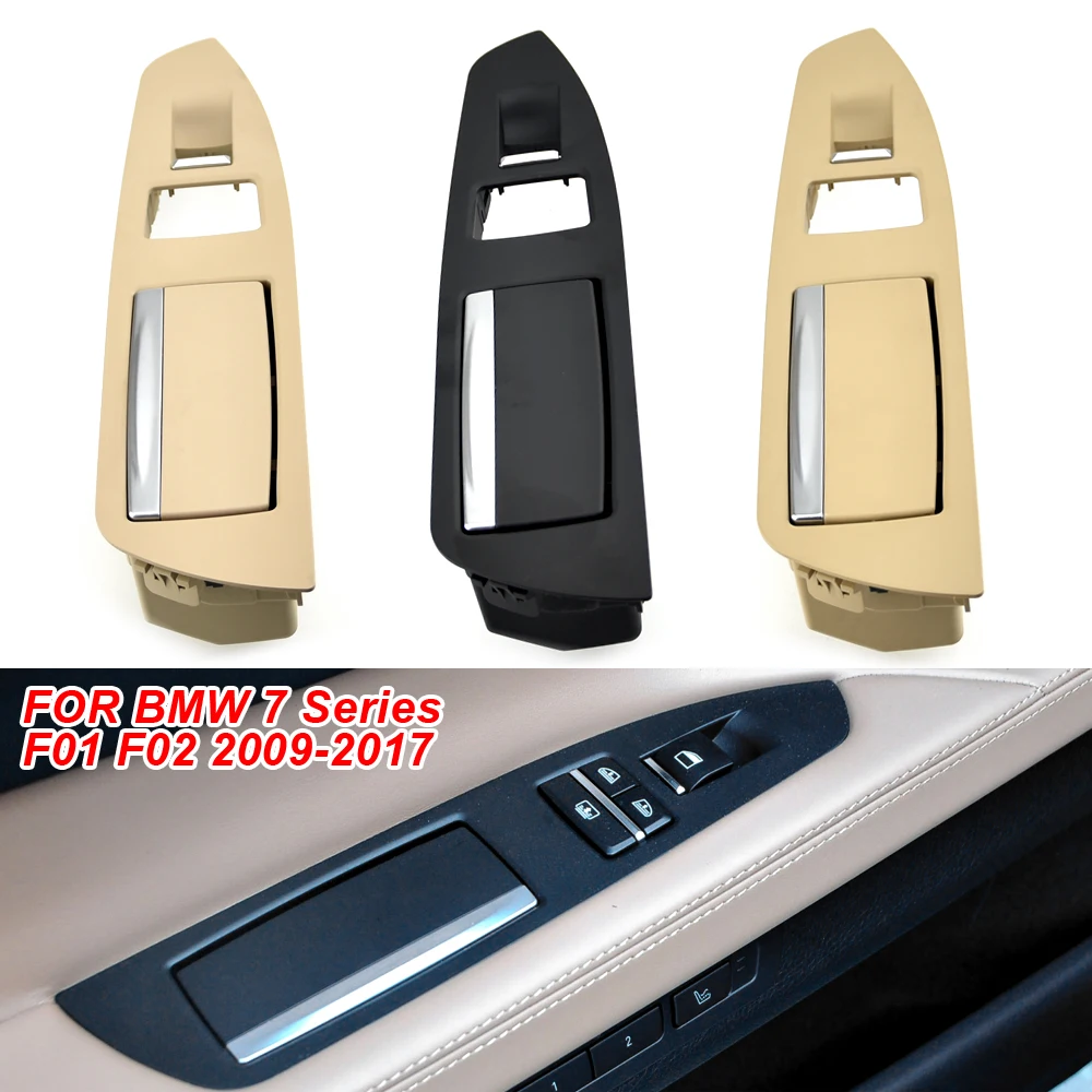 

Rear Door Handle Recessed Grip Switch Panel Ashtray box Storage For BMW 7 Series F01 F02 730 740 F750 760 2009-2017Rear Door Han