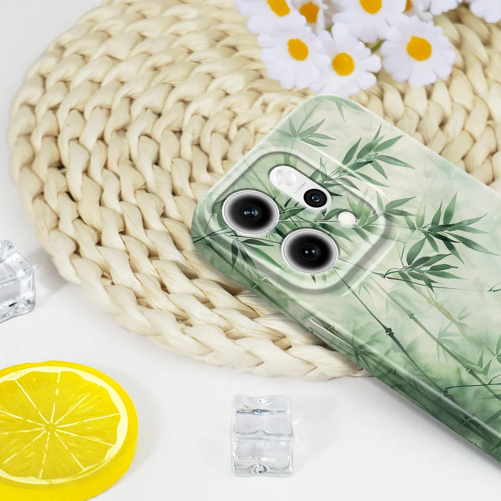 Green Bamboo Forest Phone Case - Elegant Eco-Friendly Hard Cover