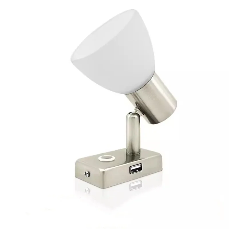 LED Reading Light RV Interior Caravan Trailer Boat Camper Van Yacht Lamps 2W Touch Switch 2800-3200K 10-30VDC Warm White Add USB
