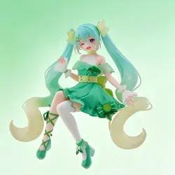 Vocaloid Hatsune Miku & Kagamine Rin Anime Figure - Orange Lemon Theme Desktop Decor Collectible (Packaged)