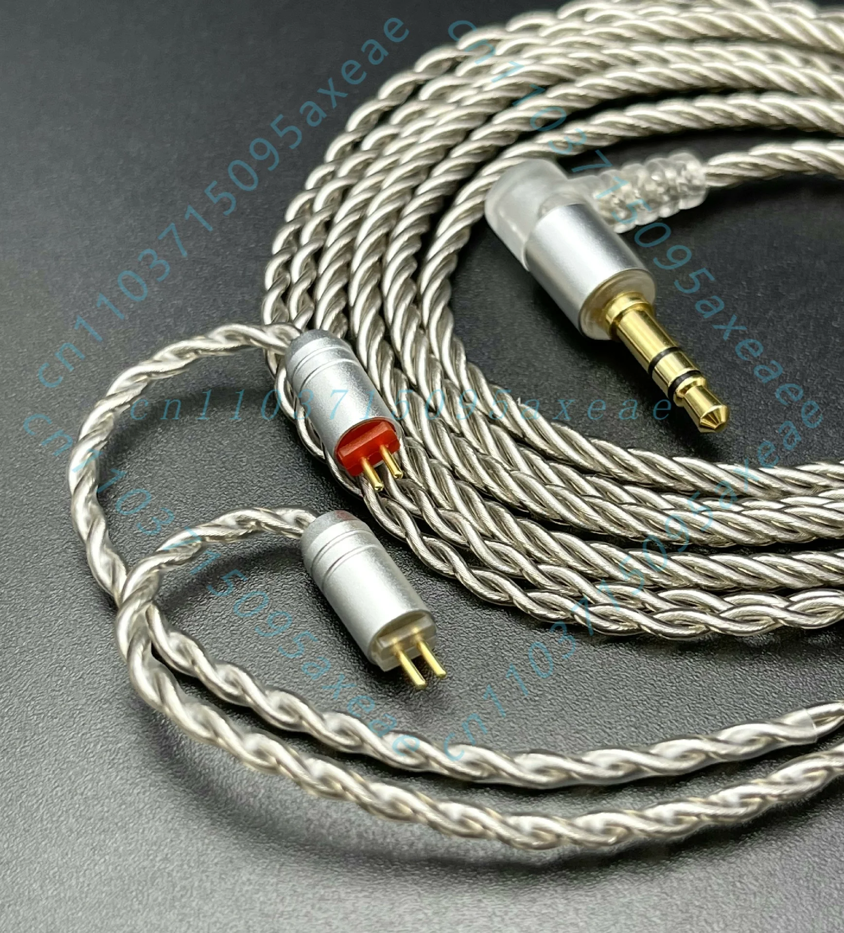 Moondrop Lan Bamboo 7Hz Salnotes Zero EPZ 헤드폰 업그레이드 케이블 0.78mm 2Pin 단결정 구리 은도금