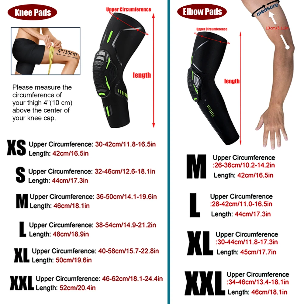 Sport Crashproof Knee Support Pad Elbow Brace Arm Leg Compression Sleeve Outdoor Basketball Football Bicycle Protector 2Pcs/Pair knee pad,knee support sleeve,knee support,knee brace,elbow brace,elbow pads,protective gear set,knee wraps