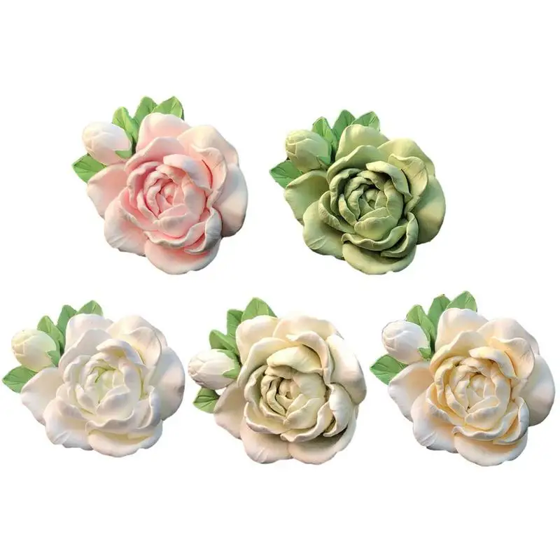 1Pc Cute Flower Aromaterapia Car Air Outlet Decorazione Profumo Clip Deodorante Colorato Flora Decor Accessori Auto Decor