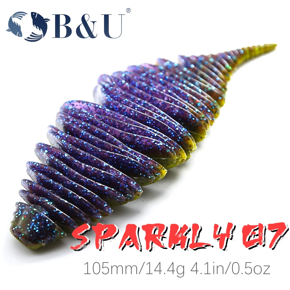 Esca Artificiale Baitworm A Forma Di Verme - 17-18 Pezzi Morbidi In PVC Per Pesca In Mare E Acqua Dolce