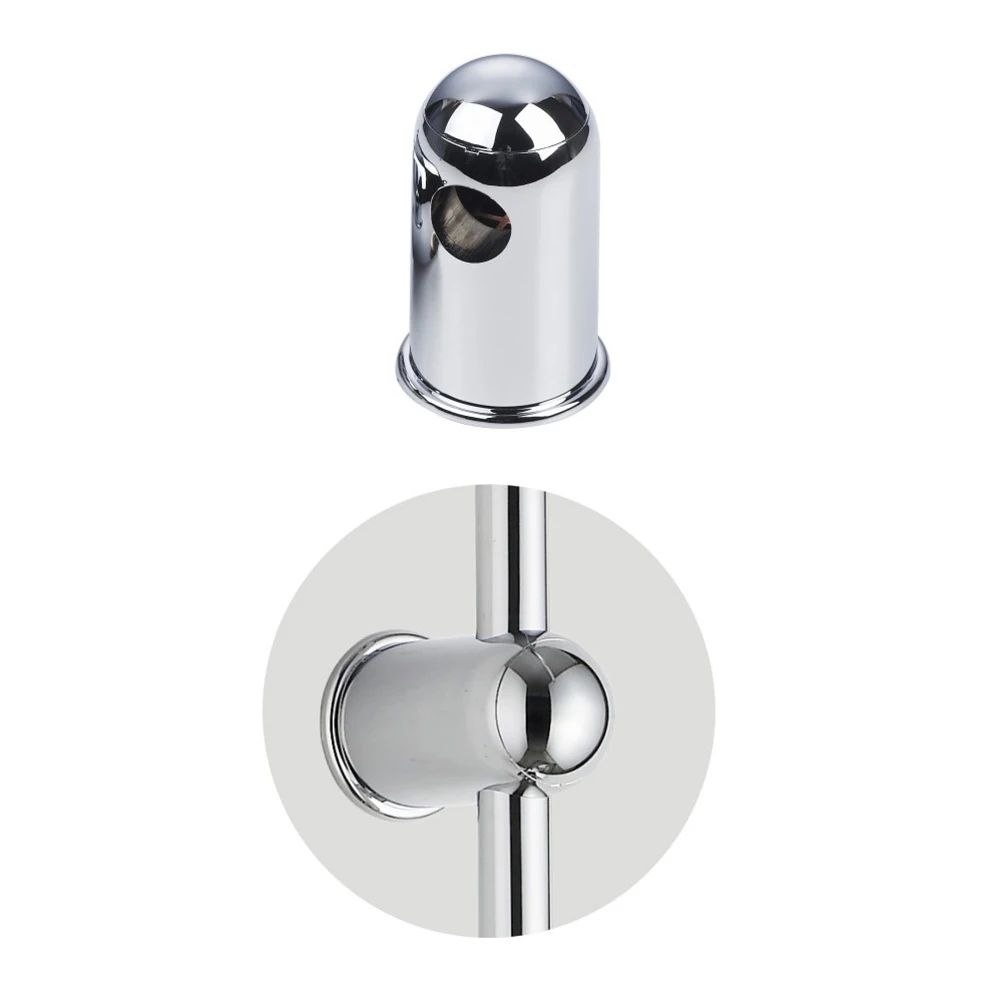 Description Picture 2 of item1pc 22mm Hole ABS Wall Lift Rod Bracket For Shower Faucet Home Bathroom Toilet Decoration Hardware Tools Accessories