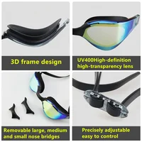ARENA Professional Racing Swimming Goggles Waterproof Anti-Fog High Definition UV400 for Competition And Training Swim Equipment - Image 6